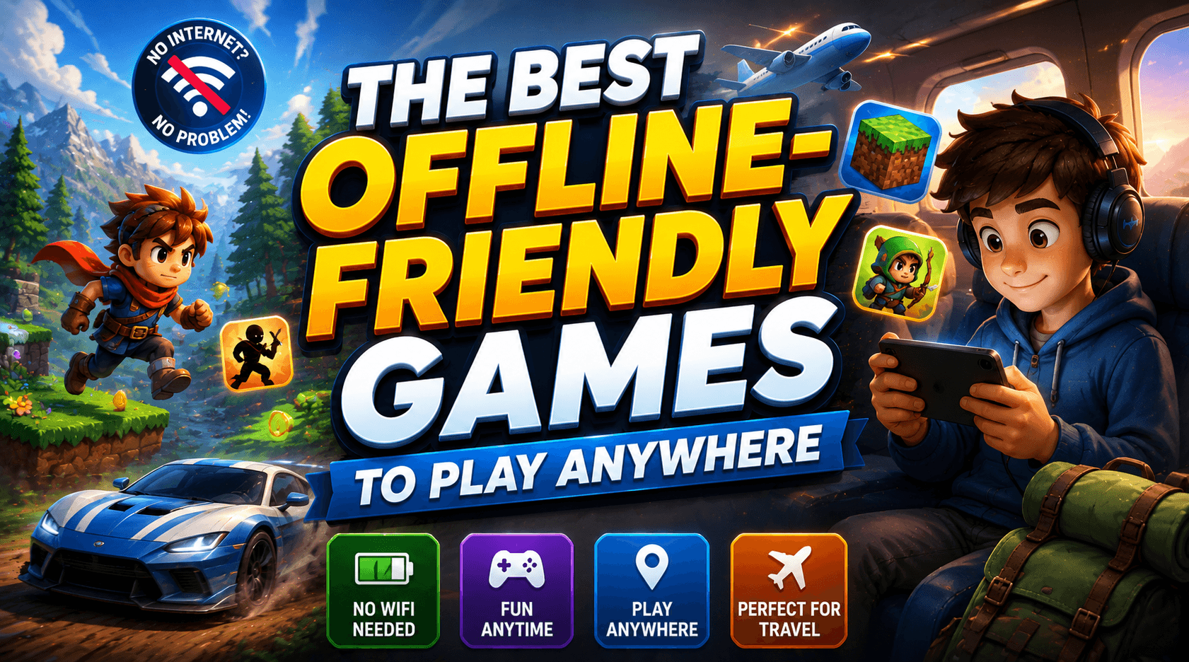 Best Offline-Friendly Games to Play Anywhere
